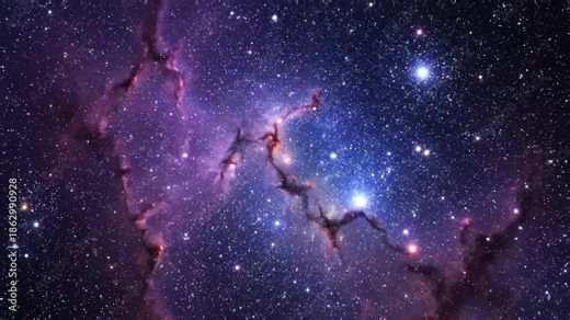 Eagle Nebula Space Exploration and Star Clusters