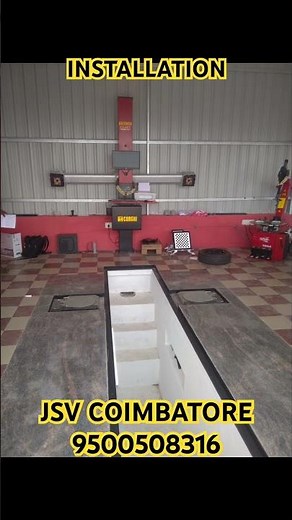 3D Wheel Alignment Machine Installation #shortvideo #shortsfeed #youtubeshorts #shortstrending