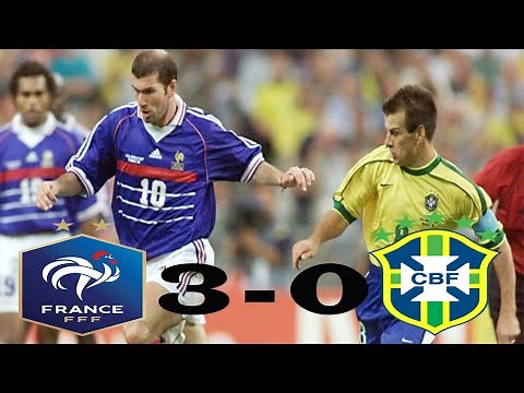 France vs Brazil 3-0 Highlights & All Goals 12/07/1998 Final World Cup 1998 HD