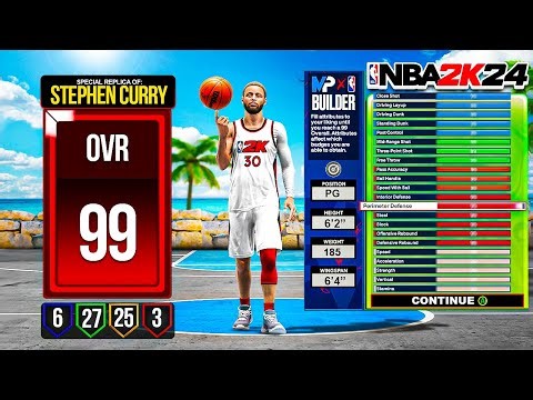 BEST GUARD BUILD IN NBA 2K24! Best Build + Best Badges in NBA2K24!