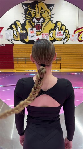 Matching Hairstyles for Color Guard Rehearsals