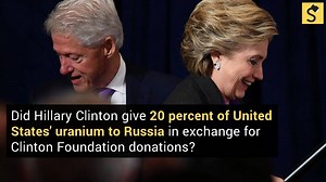 252K views · 549 reactions | Fact Check: Hillary Clinton Gave 20 Percent of United States' Uranium to Russia in Exchange for Clinton Foundation Donations? Full Report: https://www.snopes.com/hillary-clinton-uranium-russia-deal/?utm_source=fbsnopesvideo | Snopes Video | Facebook