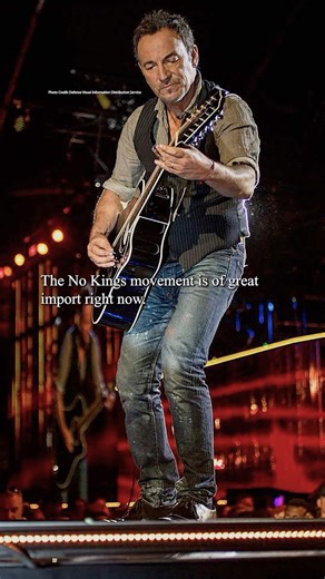 Bruce Springsteen will perform at the No Kings Demonstration at the capitol in St. Paul, Minnesota.