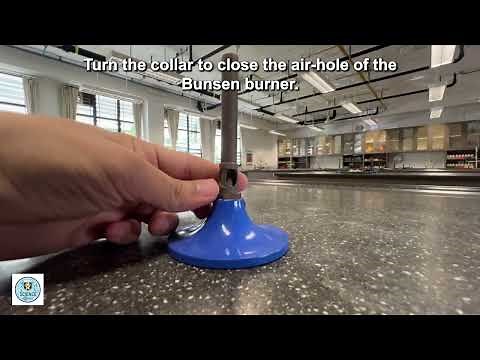 Bunsen Burner - Luminous and non-luminous flame