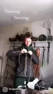 I love them for weaving too, especially twining! You can also use the leaves if you’re really gentle but they’re a bit frustratingly snappy to weave with so I stick to using the sturdier stems 🙂 | Foraged Fibres