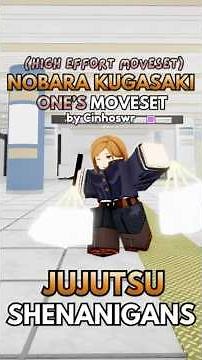 JJS PEAK Nobara Kugisaki (Hammer Eye Patch) Moveset #jujutsushenanigans #jjs #roblox #moveset #jjk