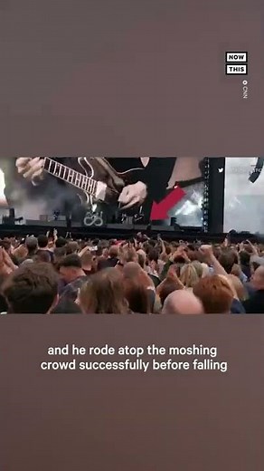 67-Year-Old Fan of The Killers Goes Crowd Surfing During Concert