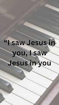I saw Jesus in You #baptistsongs #piano #choir #Soprano #Hymn