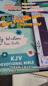 the biggest bible sale we've ever had! every bible here just $125! devotional bibles, study bibles, kids bibles, women's bibles, men's bibles, teen bibles and more! Ground Floor of the Parkade Carpark on Edward Street in POS. #trinichristian #Jesus #bible #kjv #sale | The New Creation Store T&T