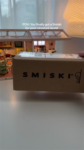 POV: you’ve created a mini world for your Smiski ✨ #miniature #smiski #diy #diylover #cuteaesthetic #tinythings #dollhouse #blindbox #unboxing