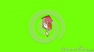 Cuckoo Clock Icon Animation Stock Footage - Video of cone, clock: 217990328
