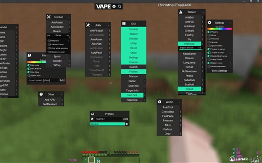 如何在Lunar里面注入VapeV4