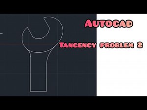 SPANNER_TANGENCY_AUTOCAD in / Technical drawing/ Engineering drawing