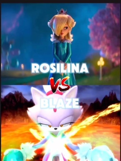 Rosalina vs Blaze #comparison #shorts #edits #mario #rosalina #sonic