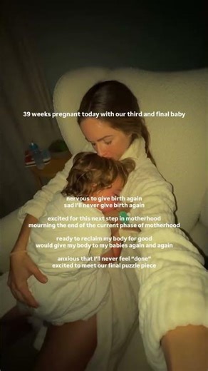 39 Weeks Pregnant… Will I Ever Feel “Done”? 🤍