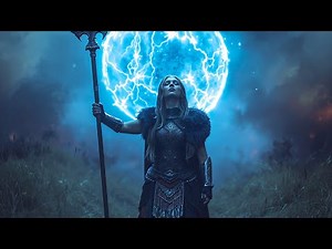 Shieldmaiden of Odin | Norse Warrior | Slow Tribal Drums & Humming for Focus & Meditation