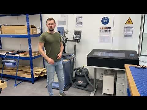 Unser Laser Cutter Flux Beambox Pro im Einsatz