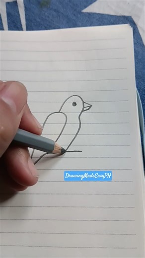 Drawing a bird using number 2 #drawing #birddrawing #viral