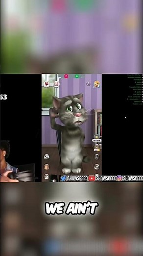 ishowspeed purpose to Talking Tom 2 in game