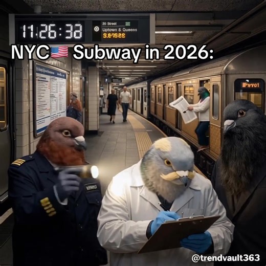 Mehmed is running the platform like a station manager with zero patience: name tag visible, red full beard sharp (no mustache), pointing at the timetable like he’s explaining a delay to commuters who already look tired. Kevin—blond mustache, elite forensic vibe, Don Golub’s Pigeons’ clipboard legend—writes fast, pauses, rewrites, like he’s trying to log something that refuses to stay consistent. And Xilef, long thick black beard and that quiet, intimidating aura, stands near the edge of the plat