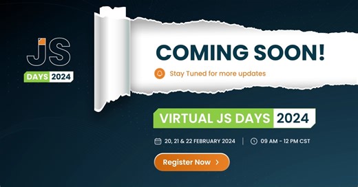 Attention JavaScript enthusiasts! JS Days 2024 is on the horizon, offering workshops, talks, and networking opportunities. Elevate your expertise and connect with fellow enthusiasts. Level up now! https://bit.ly/3TBC0FZ #JSDays #JavaScript #WebDevelopment #TechConference #JSCommunity | Sencha | Facebook