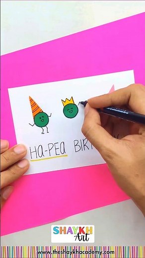 🎉✨ Let’s Make an Easy & Quick Happy Birthday Card – Fun DIY Craft for Kids! ✨📄