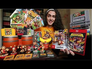 My Donkey Kong Collection + Unboxing Bananza & New Amiibo!