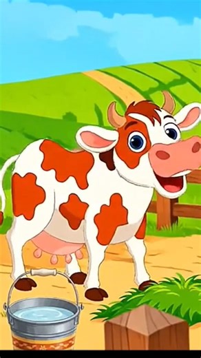 I Am A Cow What They Say। #english #kidsrhymes #rhymes #kids #cartoon #poem #usa #uk #kidslearning