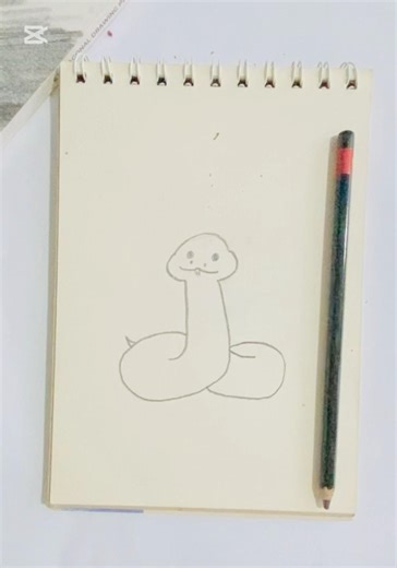 How to draw a snake/easy drawing#drawing
