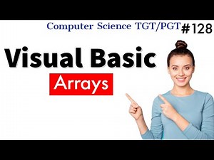 Arrays in Visual Basic | Visual Basic in Hindi | Computer Science Teacher DSSSB/HSSC/KVS