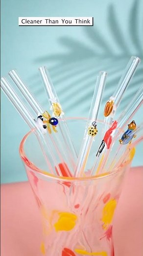 Why These Handcrafted Glass Straws Are a Must-Have for Every Eco-Friendly Kitchen!