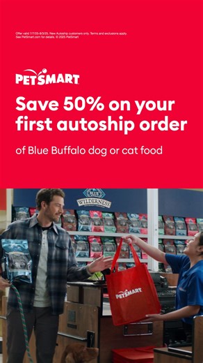 70K views | Feed your dog’s inner wolf with Blue Wilderness from PetSmart: high quality protein to help them take on the wild with you. | PetSmart | Facebook