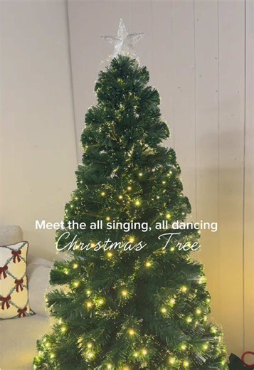 6ft Wireless Musical Fibre Optic Christmas Tree – Product code 515116