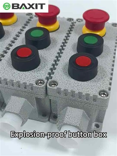 ATEX IECEx Compliant Explosion-proof Rotary Knob Switch with IP66 Rating Explosion-proof Push Button Box