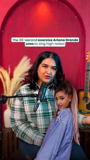 Spardha School of Music on Instagram: "Your high notes aren’t the problem, your prep is. Most singers strain not because the note is high, but because the voice isn’t warmed up the right way. This 30-second exercise (used by singers like Ariana Grande) helps: • release tension before high notes • improve control and ease • make high notes feel lighter, not forced If your voice cracks, tightens, or feels stuck on higher notes, this is the step you’re skipping. 🎶 Try this once before singing your