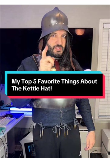 Do you like the kettle hat? #medievaltiktok #foryoupage #armor #history
