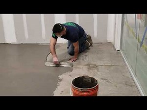 Install commercial carpet, commercial floring on Ardex feather coat sub floor