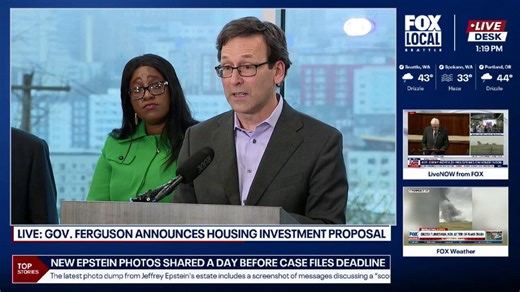 Gov. Ferguson announces WA housing investment propsal