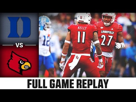 Duke vs. Louisville Full Game Replay | 2023 ACC Football
