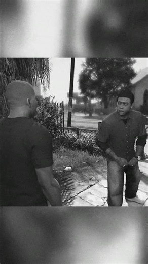 Franklin and Lamar but In Silent Film #gta