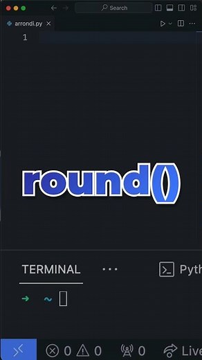 Faire l'arrondi en Python avec la fonction round