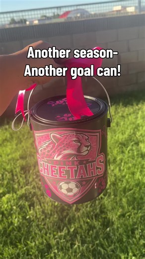 My daughter had her first game this weekend and the goal can was a big hit! Such a fun and easy way to fundraise for their end of season party 🐾💕⚽️ #soccer #goalcan #ayso #teammom #soccermom