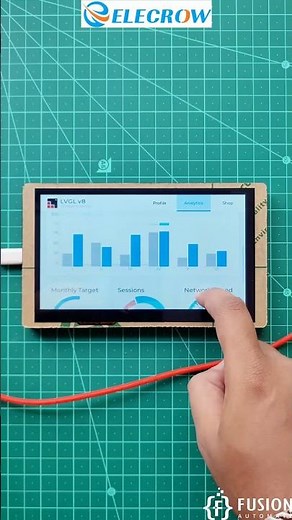Elecrow CrowPanel 7" Inch ESP32 HMI Display Demo | Elecrow | CrowPanel | IoT | IIoT | ‪@Elecrow‬