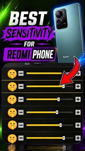 Best Sensitivity For Every Redmi Phones 🔥 | Free Fire Sensitivity Setting