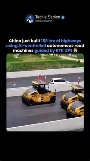 China Just Builds A Complete Highway Using AI & Autonomous Machines 🤯