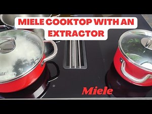 Induction Cooktop with an Extractor Miele Review |Intergrated Cooktop