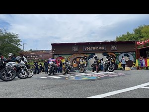 ライブ中継‼️バイク神社凄すぎて😅オープン初日に行ってきた✌️バイク神社に集まるバイク乗り達‼️
