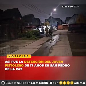 🔴 Así fue el momento de la detención del adolescente de 17 años que participó en la balancera ocurrida en el Colegio Nuevos Horizontes en San Pedro de la Paz, región del Bío Bío, que dejó a tres estudiantes heridos. | Atentos Chile