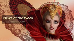 February 15-22, 2020. Our weekly news video covers Renderosity.com news along with hand-picked Digital Arts news from Renderosity Magazine. https://www.renderosity.com/news-of-the-week-for-february-15-2020-cms-22415 | Renderosity