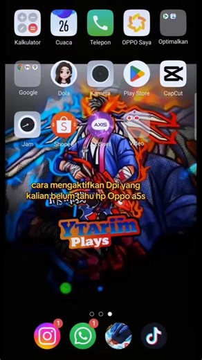 cara mengaktifkan Dpi hp Oppo a5s #youtubeshorts #freefire #jalanyangjauhjanganlupapulang